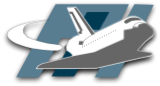 Fliegendes Space-Shuttle, Logo des Pi1